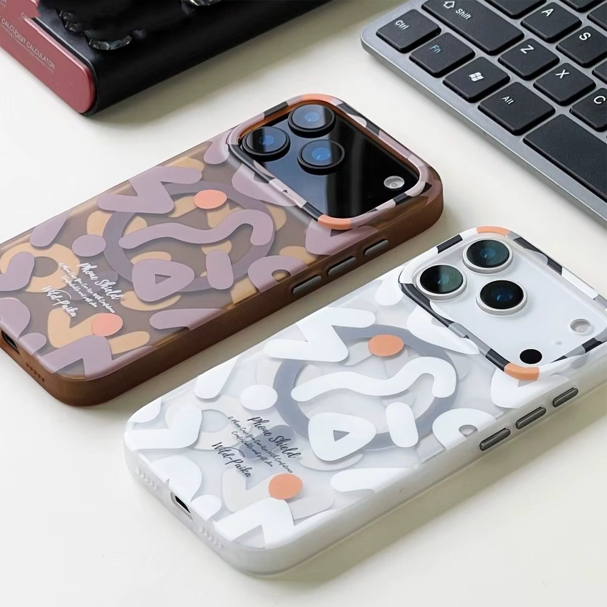 Matte Graffiti MagSafe Compatible iPhone Case - Image 5